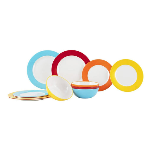 Gimex Colour Line Tableware Rainbow 12 Pieces Gimex - Dynamic Drive