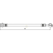 NAPA Brake Hydraulic Hose Line outer NBH1215
