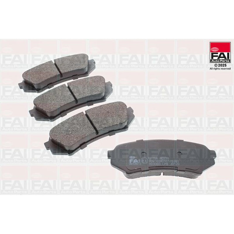 FAI Rear Brake Pad Set fits Lexus Lx 1998-2008