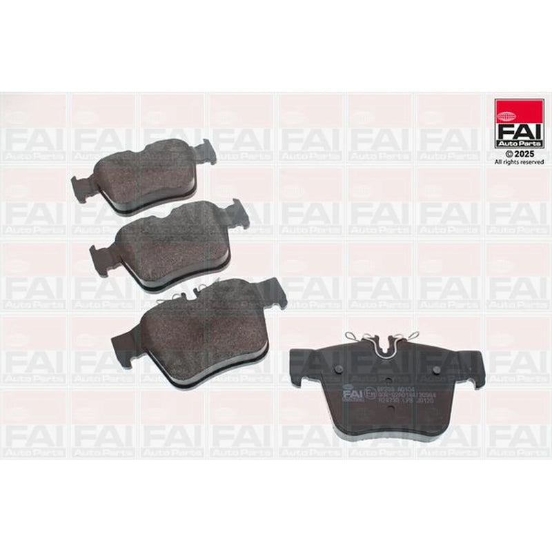 FAI Rear Brake Pad Set fits Mercedes-Benz C-Class 2015-2023