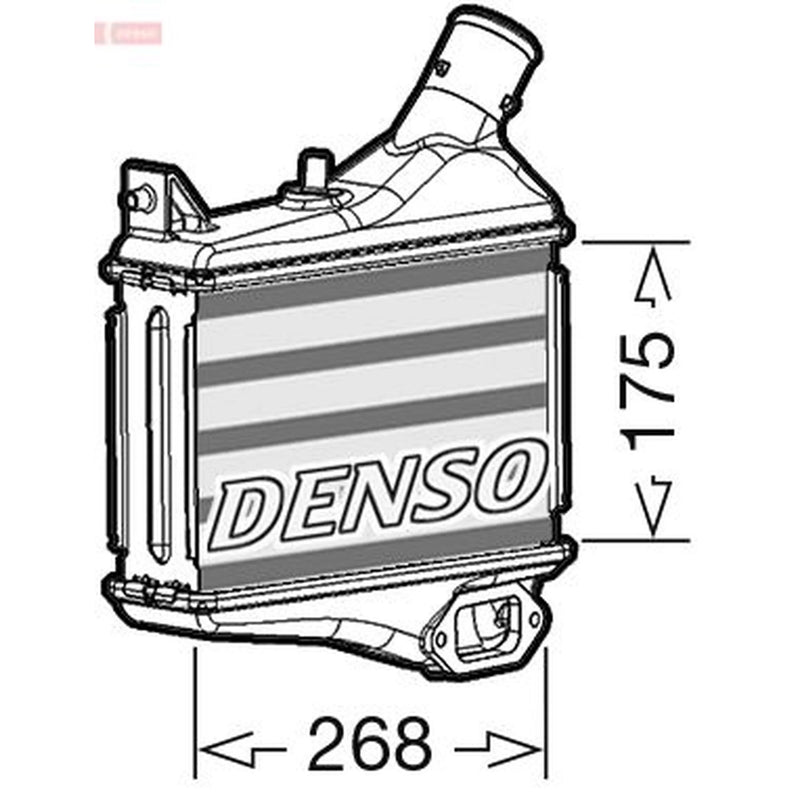 Denso Intercooler (Charge Air Cooler) fits Honda Cr-V IV 2015-2018 1.6