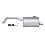 Hella End Silencer Rear fits Fiat 500 2007 on 1.2