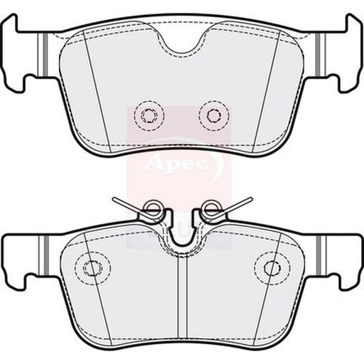 Apec Rear Brake Pad Set fits Volvo S60 III 2019-2023