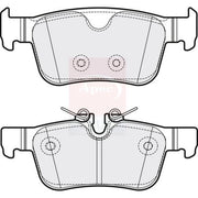 Apec Rear Brake Pad Set PD3885