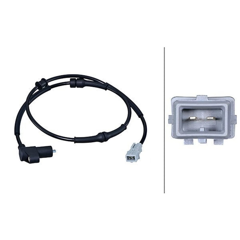 Hella ABS Wheel Speed Sensor Front fits Citroën Xsara 1997-2005