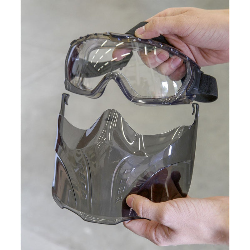 Sealey Safety Goggles with Detachable Face Shield SSP76 Sealey - Dynamic Drive