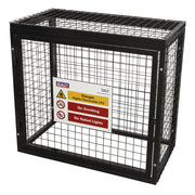 Sealey Safety Cage 2 x 47kg Gas Cylinders GCSC247 Sealey - Dynamic Drive