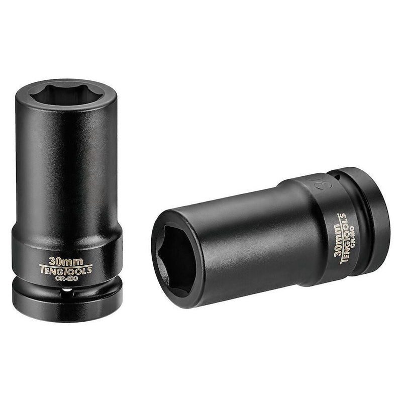 Teng Tools 1" Deep Impact Socket DIN Metric 30mm Teng Tools - Dynamic Drive