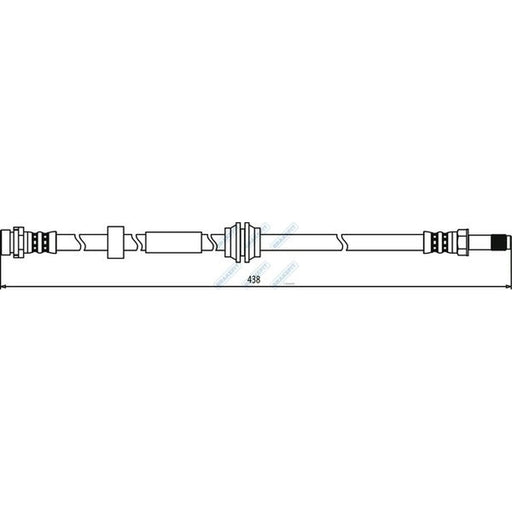 Apec Brake Hydraulic Hose Line Front BHO4188