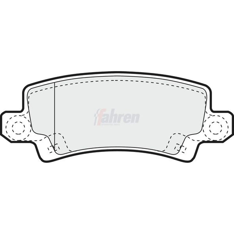 Fahren Rear Brake Pad Set FBP3308