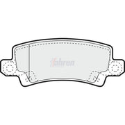 Fahren Rear Brake Solid Discs & Pads fits Toyota Corolla 2000-2007 1.4 1.8 2.0