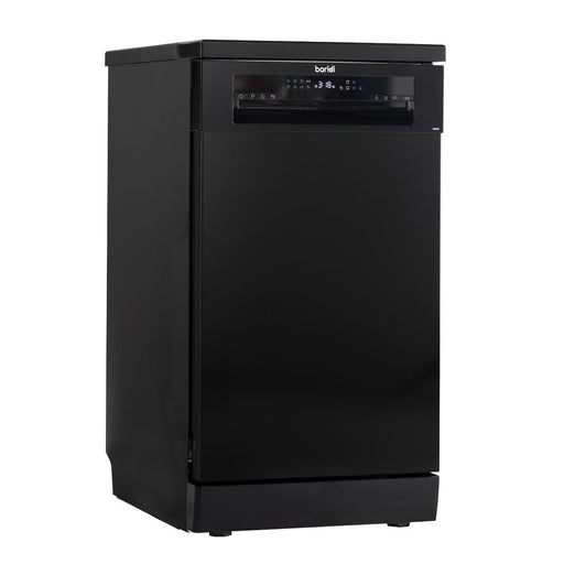 Baridi Slimline Freestanding Dishwasher 45cm Wide 10 Place Settings - Black Baridi - Dynamic Drive