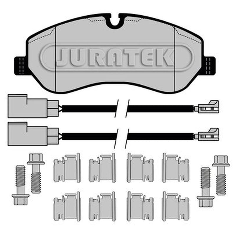 Juratek Front Brake Pad Set fits Ford Tourneo Custom V362 Bus 2012-2023