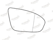 Summit Stick-On Aspheric Mirror Glass fits BMW 5 Series, M5, F10 & F18 13 to 17 RHS Summit - Bars 4 Cars