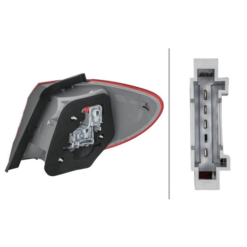 Hella Tail Light / Lamp PY21W Left fits Mercedes-Benz B-Class Sports Tourer