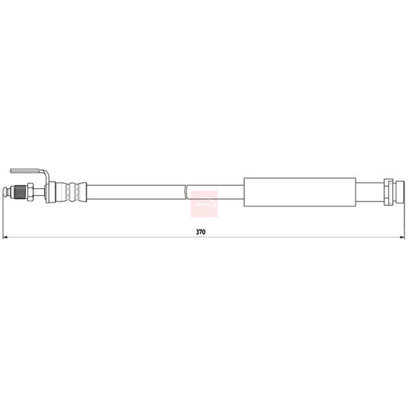 Apec Brake Hydraulic Hose Line Front HOS3793