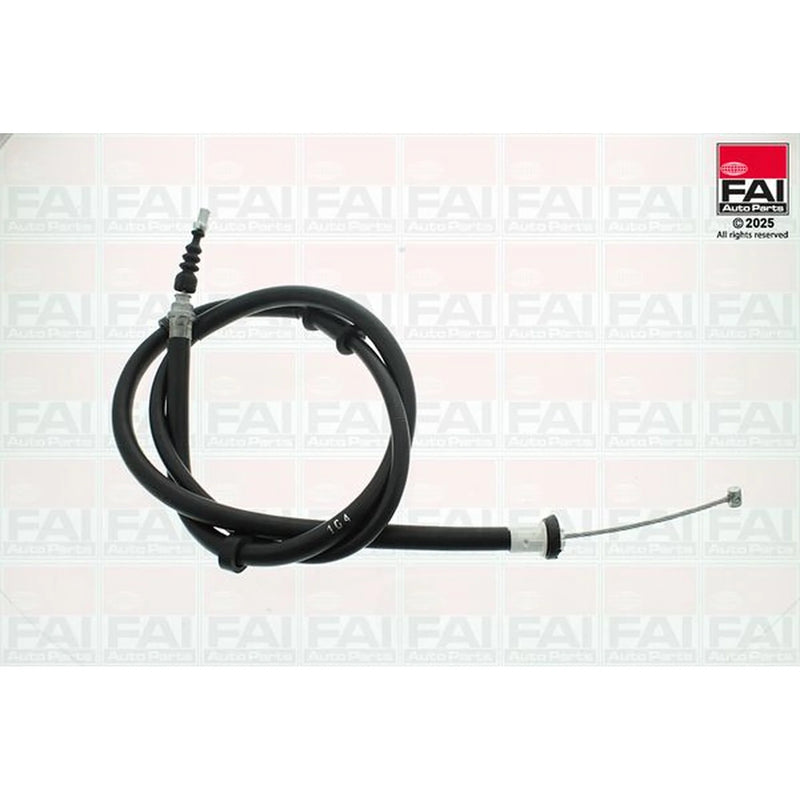 FAI Handbrake Cable Left Rear fits Fiat Panda 2012 on 0.9 1.3