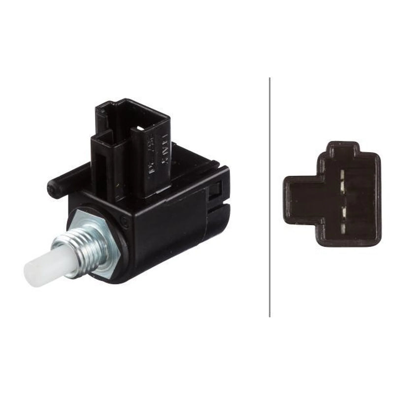 Hella Clutch Control Switch Connectors fits Citroën C1 2005-2014 1.0