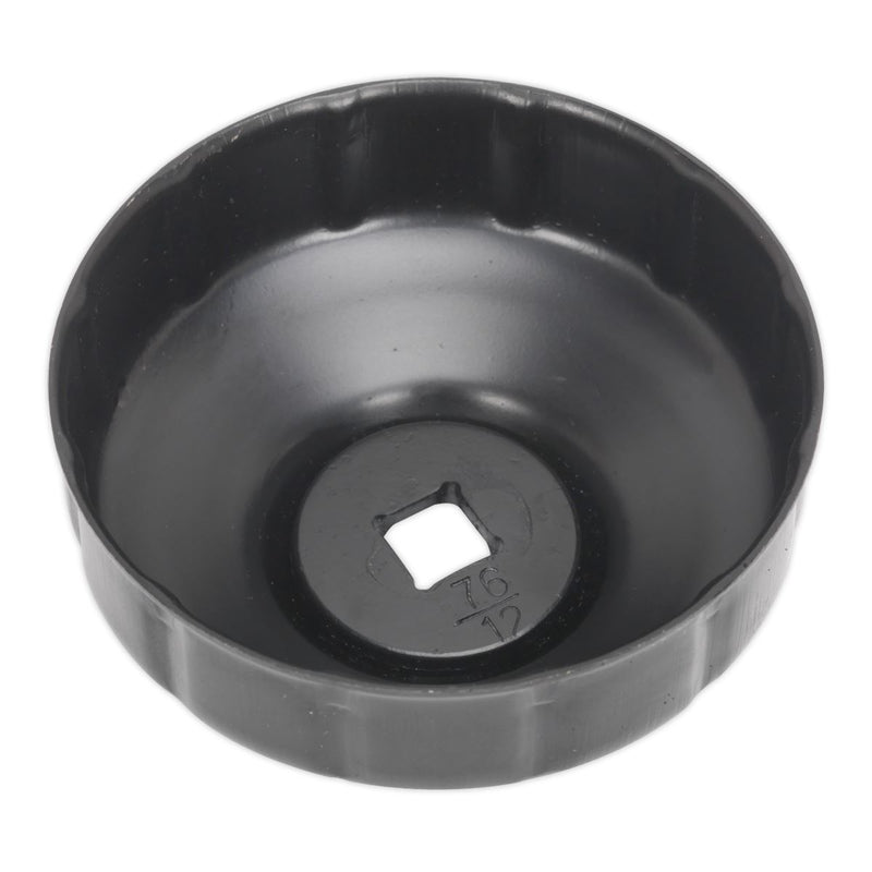Sealey Oil Filter Cap Wrench76mm x 12 Flutes VS7006.V2-07 Sealey - Dynamic Drive