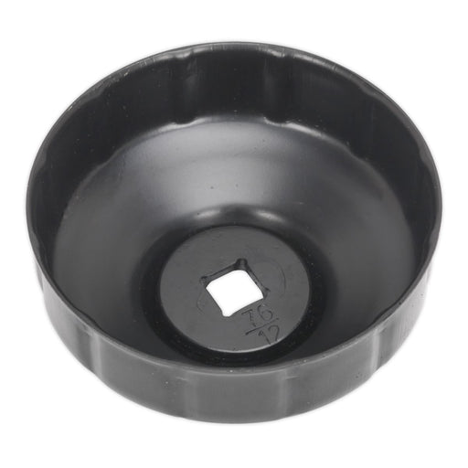 Sealey Oil Filter Cap Wrench76mm x 12 Flutes VS7006.V2-07 Sealey - Dynamic Drive