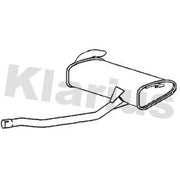 Klarius Box With Tail Pipe Rear fits Fiat 500X 2014-2020 1.6