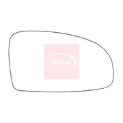 Apec Exterior Wing Mirror Glass Right fits Chevrolet Kalos 2003-2013 1.2 1.4