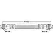 Borg & Beck Brake Hydraulic Hose Line inner BBH6811
