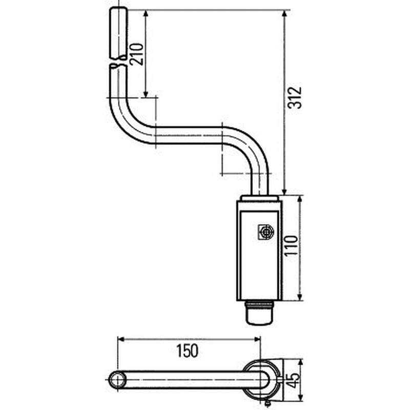 Hella Exterior Mirror Holder Left