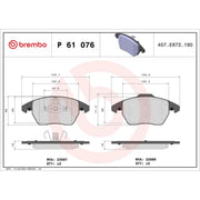 Brembo Front & Rear Brake Discs & Pads fits VW Golf Plus V 2005-2013