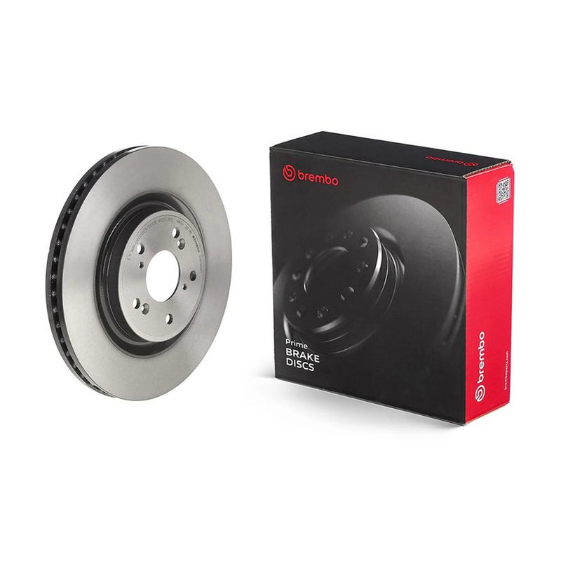 Brembo 2 x Internally Vented Brake Discs fits Honda Cr-V V 2016-2023 1.5 2.0