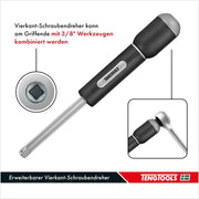 Teng Tools 3/8" Socket Set 6 pt TT1 19 Pieces Teng Tools - Dynamic Drive
