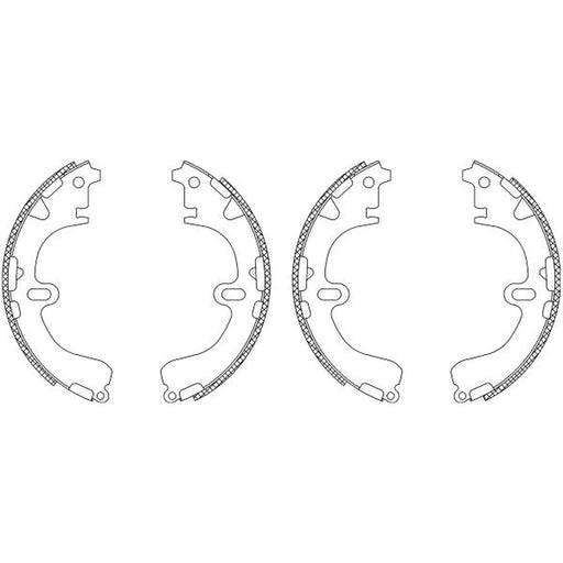 Mintex Brake Shoe Set Axle Kit fits Toyota Corolla 1987-1997 1.3 1.6 1.8 2.0