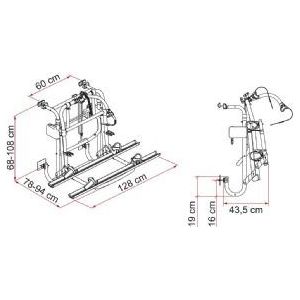 Fiamma Carry-Bike Lift 77 02096-43- Fiamma - Bars 4 Cars