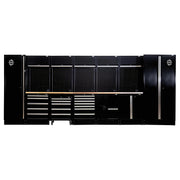 BUNKER 25 Piece Modular Storage Combo with Sink and Hardwood Worktop, 4915mm - image 1