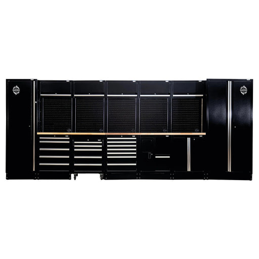 BUNKER 25 Piece Modular Storage Combo with Hardwood Worktop, 4915mm - image 1