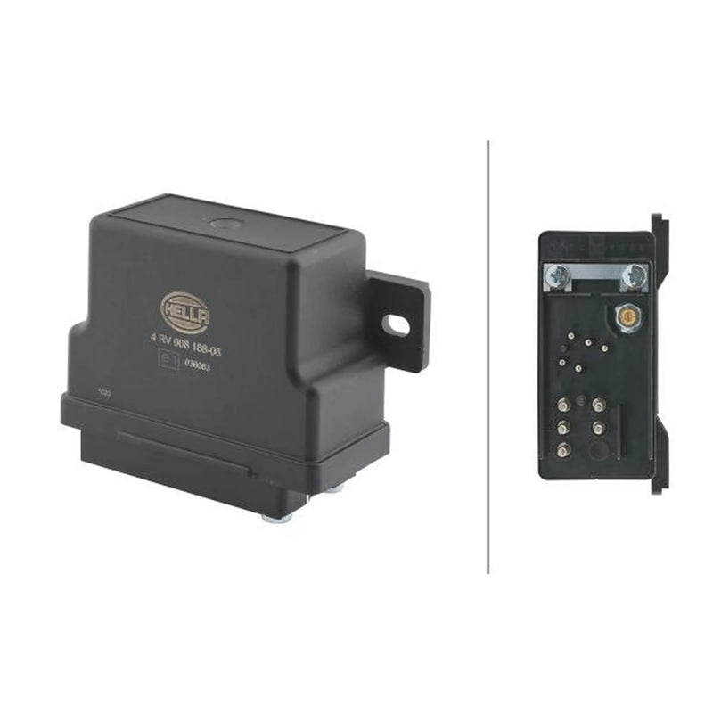 Hella Glow Plug Control Unit fits Mercedes-Benz 124 1984-1993 124.125 124.130