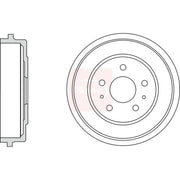 Apec Brake Drum Assembly Rear DRM9957