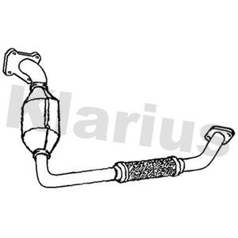 Klarius Catalyst Type Approved With Pipe fits Ford C-Max II 2012-2019 1.0