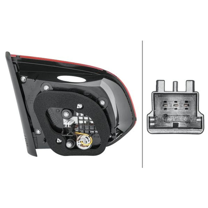 Hella Tail Light / Lamp W16W Right fits VW Golf VI 2008-2013