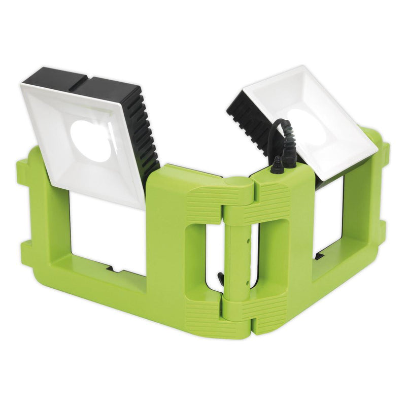 FLOODLIGHT 60W COB 230V FOLDING CASE Sealey - Dynamic Drive