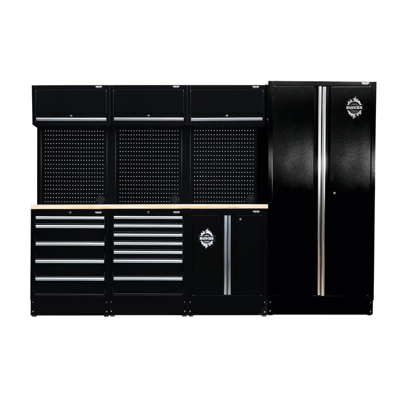 BUNKER® 15 Piece Modular Storage Combo with Worktop, 2955mm - MS400COMBO/15