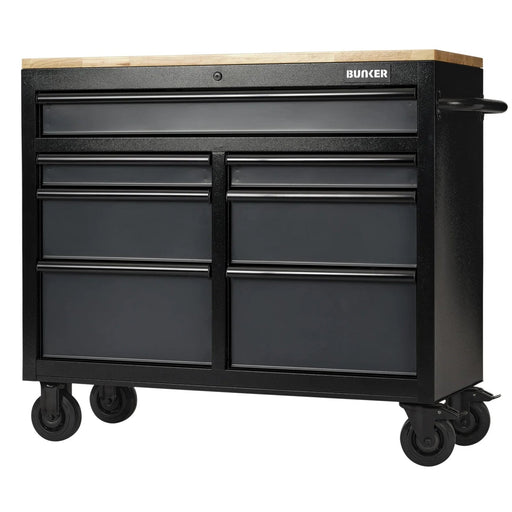BUNKER 7 Drawer Workbench Roller Tool Cabinet, 41", Grey - B100-41G/FSC - image 1