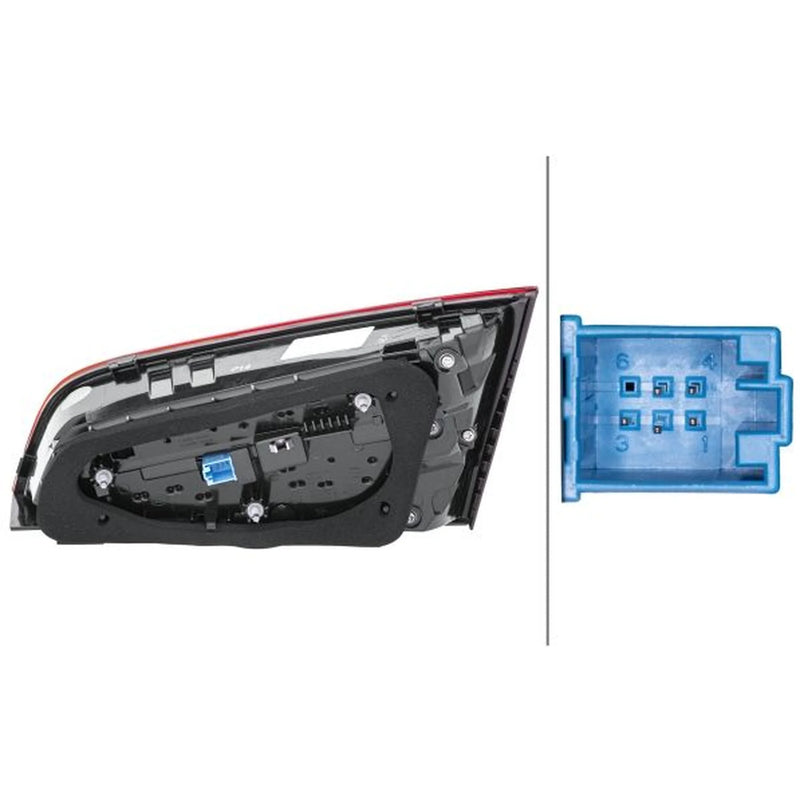 Hella Tail Light / Lamp LED Left fits Audi A3 2012-2020 1.0 1.2 1.4 1.5 1.6 1.8