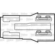 Valeo Electric Window Regulator Lifter Right Rear 850257