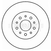 Borg & Beck Front & Rear Brake Discs & Pads fits Jeep Compass 2016-2017