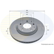 Comline Front Brake Discs & Pads fits Mazda CX-30 2019-2021 1.8