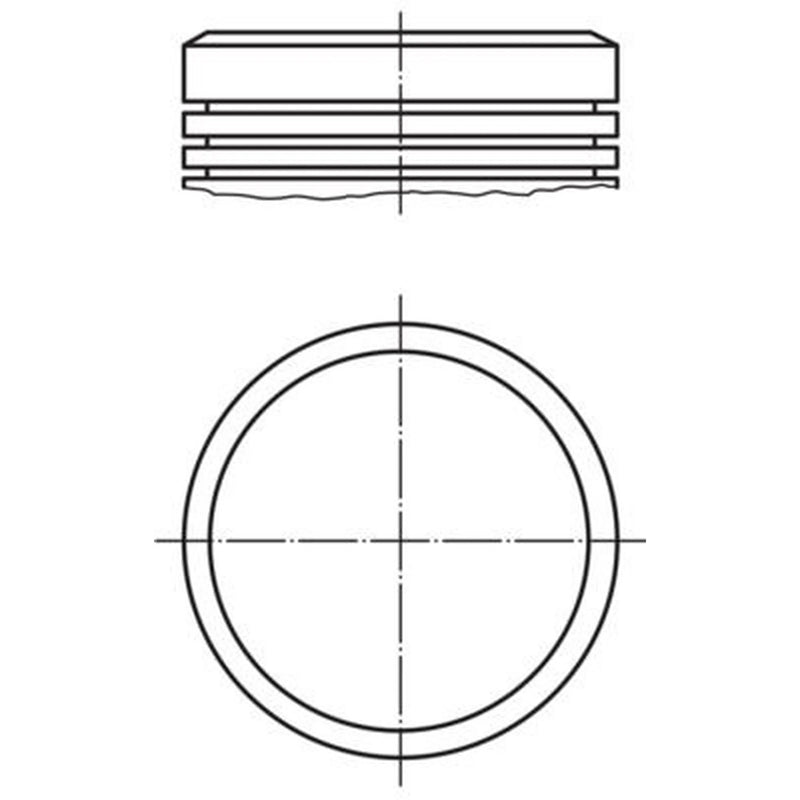 Mahle Piston Cylinder Bore = 68mm fits Fiat 500 1960-1975 0.5