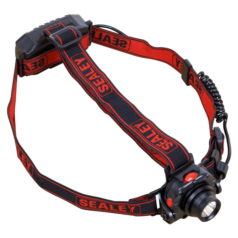 Sealey Head & Hat Torch with Auto-Sensor 3W SMD LED HT106LED Sealey - Dynamic Drive