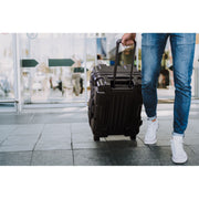 Dellonda 3-Piece Lightweight ABS Luggage Set  - 20", 24", 28" - Black Dellonda  - Dynamic Drive