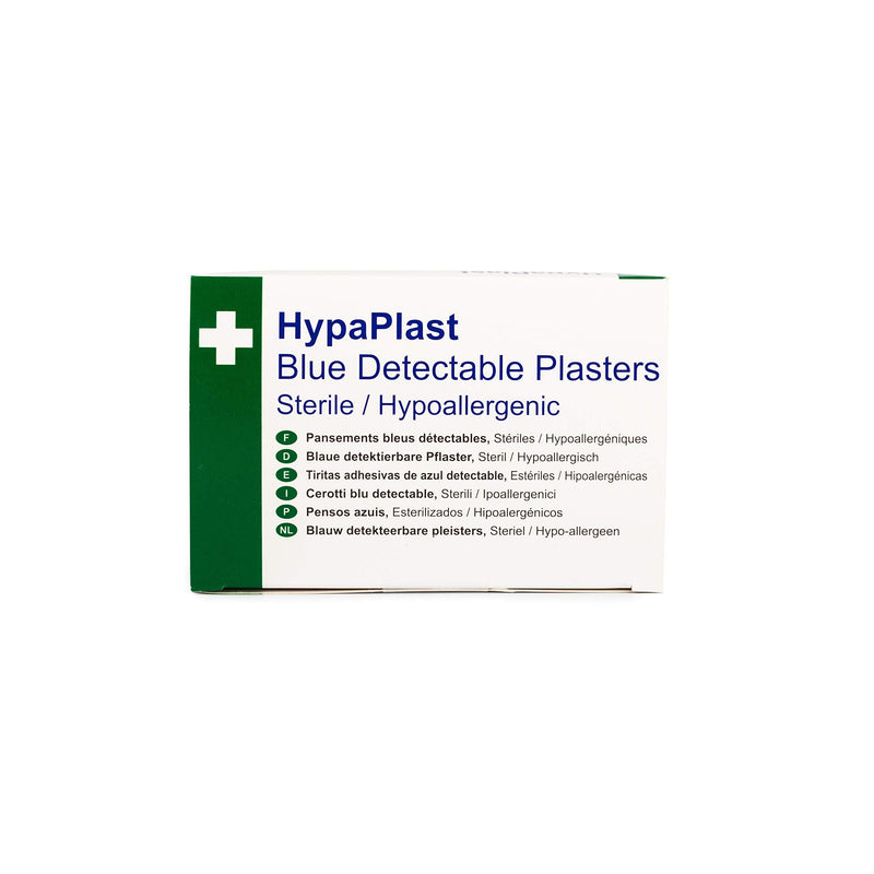 Safety First Aid HypaPlast Assorted Blue Catering Plasters - Pack of 100 Safety First Aid Group  - Dynamic Drive